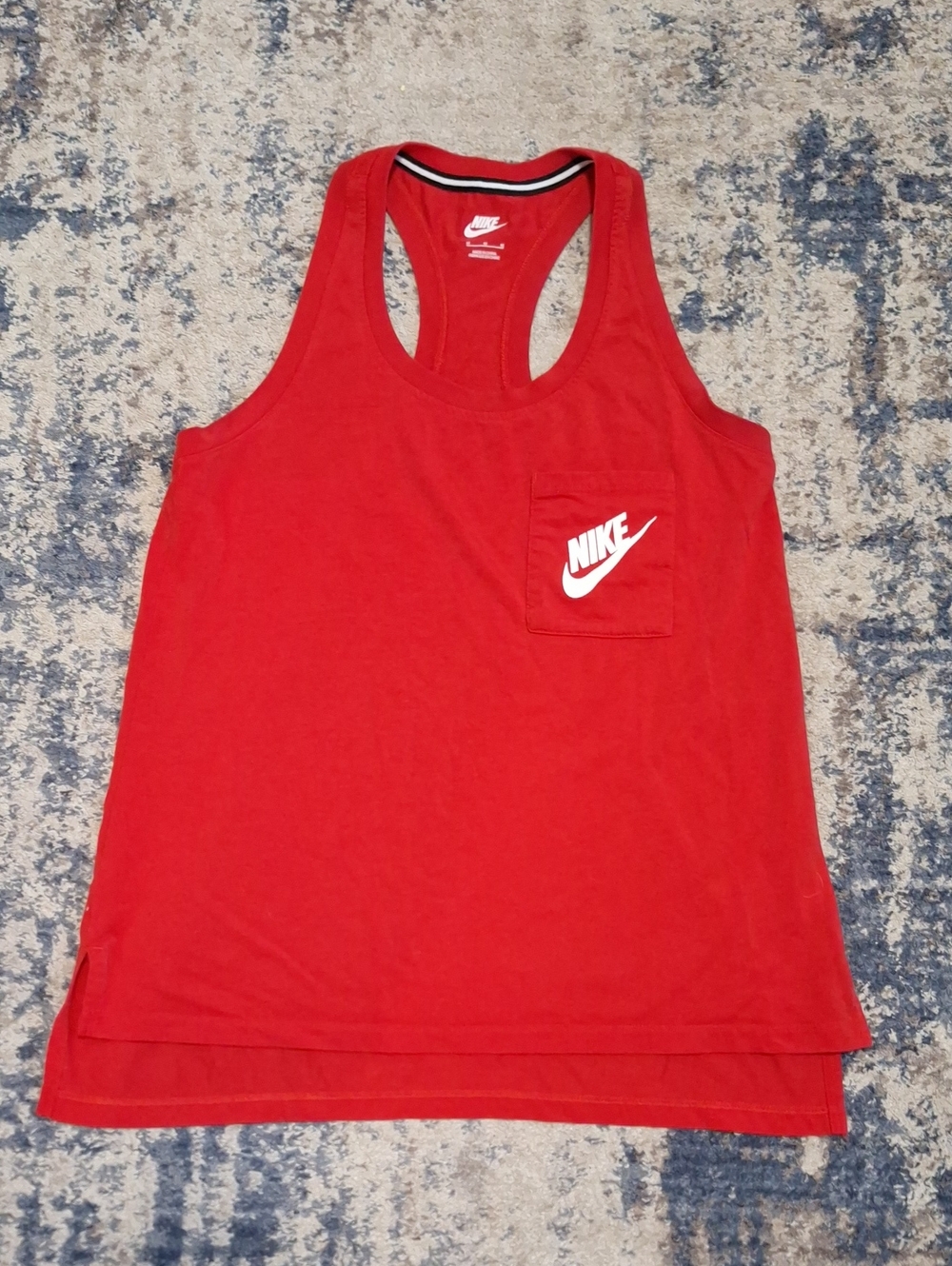Nike Sportswear Women's Signal Pocket Tank Top - Red - Size Medium